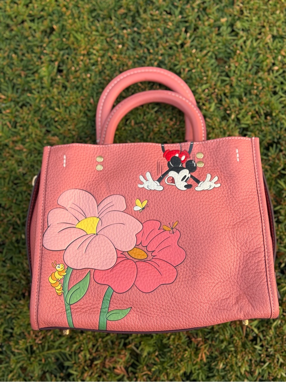 Disney X Coach Rogue 25 Mickey Mouse Garden Floral
